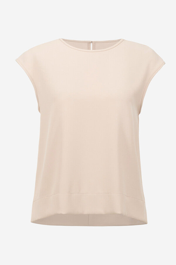 Blusa Minimalista Beige – Joseph Ribkoff 261122