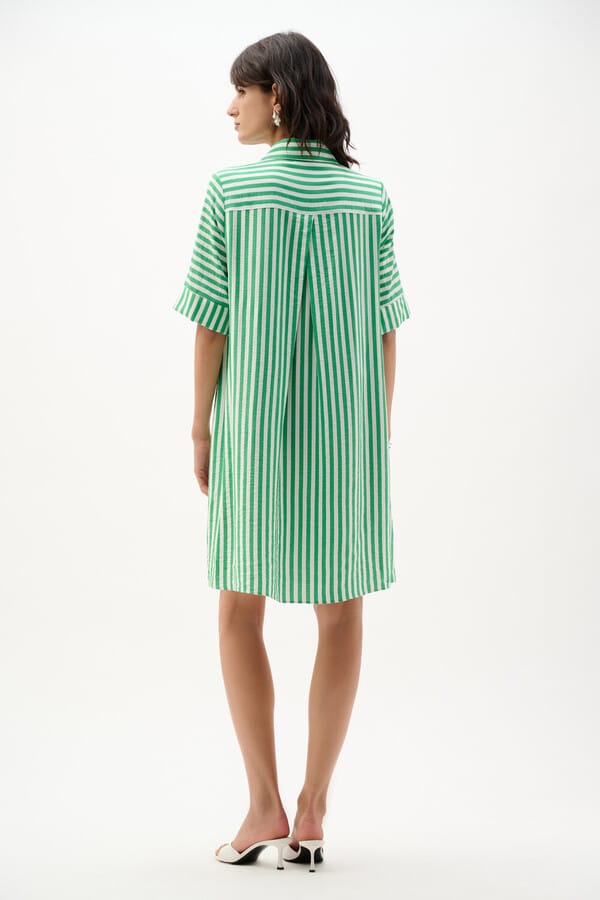Vestido Camisero Rayado Verde – Joseph Rribkoff 262175