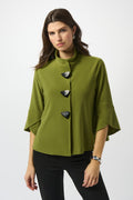 Blusa/Chaqueta Green Button Detail – Joseph Ribkoff 193198F25