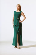 Vestido Largo Verde Esmeralda - 243703