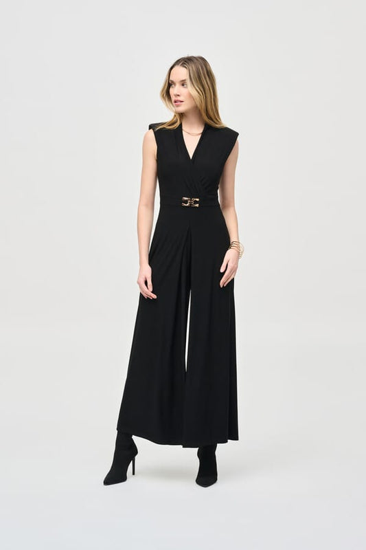 Jumpsuit Elegante con Hebilla Dorada Joseph Ribkoff - 243284