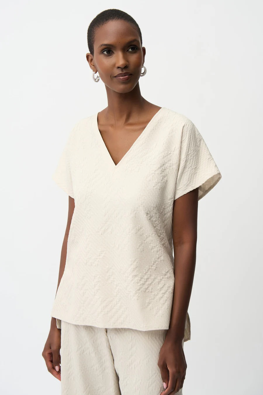Blusa Texturizada Beige Joseph Ribkoff - 261055