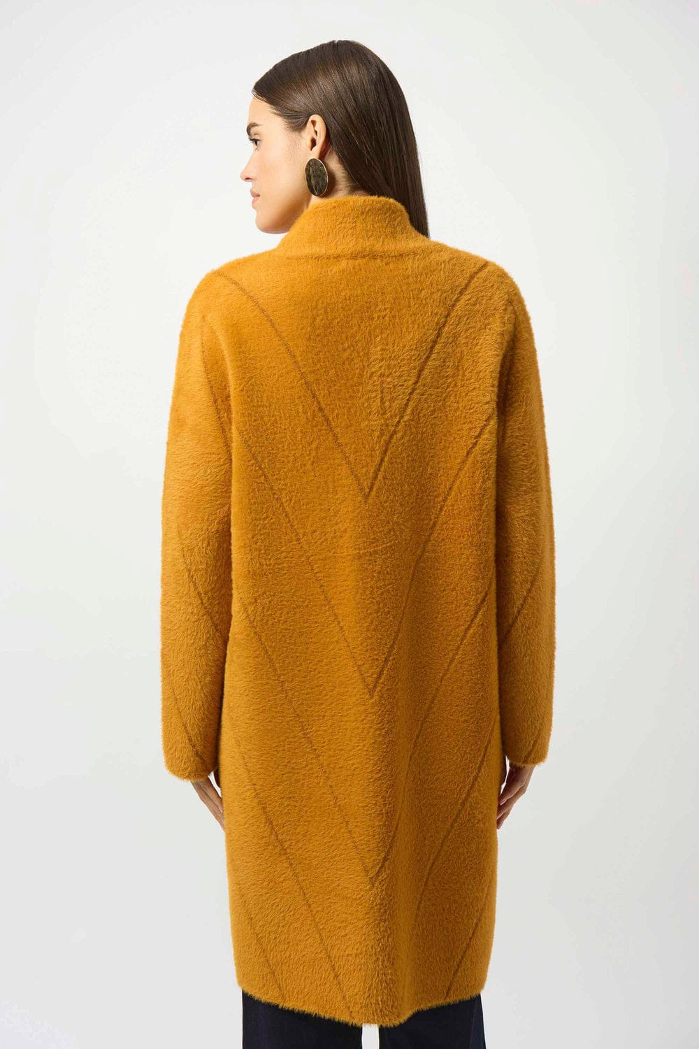 Cardigan Mostaza Texturizado – Estilo Chic &amp; Confort  253955