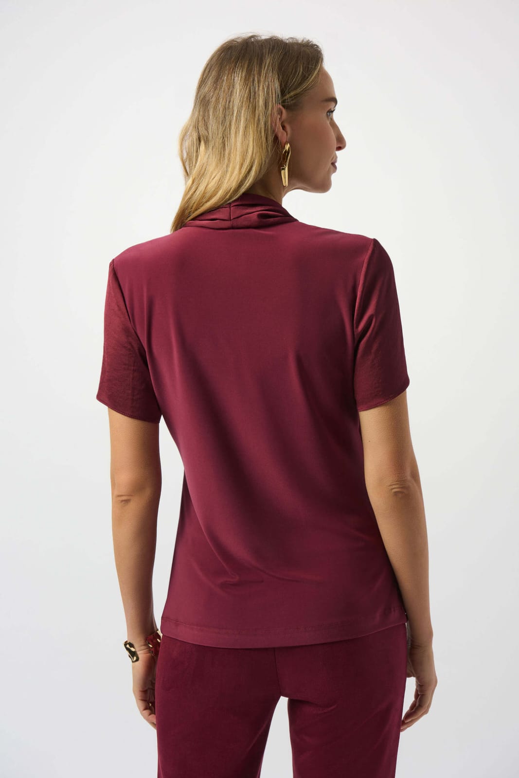 Blusa Burgundy Wrap – Joseph Ribkoff 253237