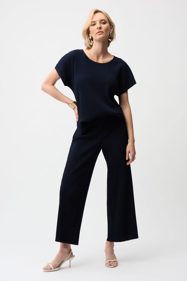 Blusa Plisada Azul Marino – Joseph Ribkoff 261192