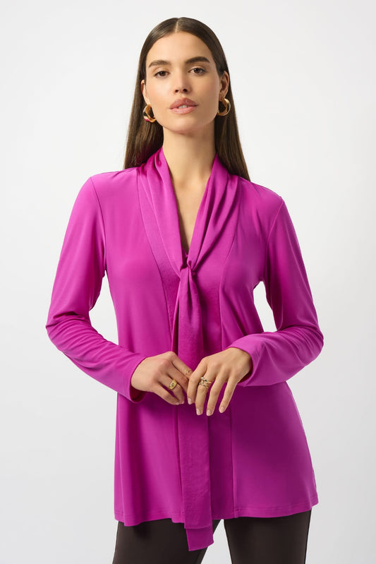 Blusa Fuchsia Tie-Front – Joseph Ribkoff 253003