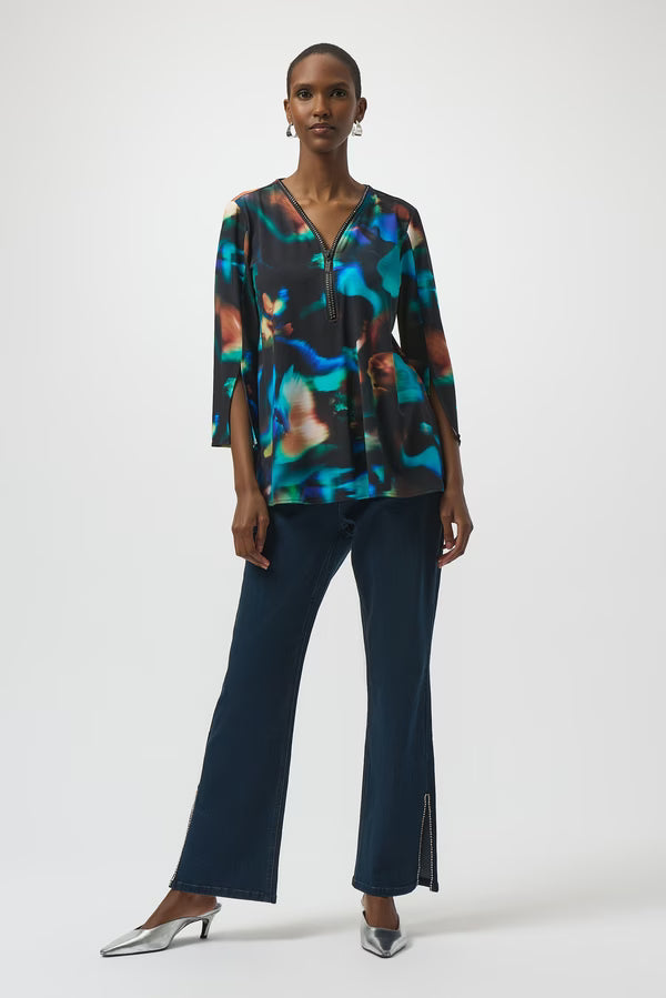 Blusa Estampada Abstracta – Joseph Ribkoff 254204