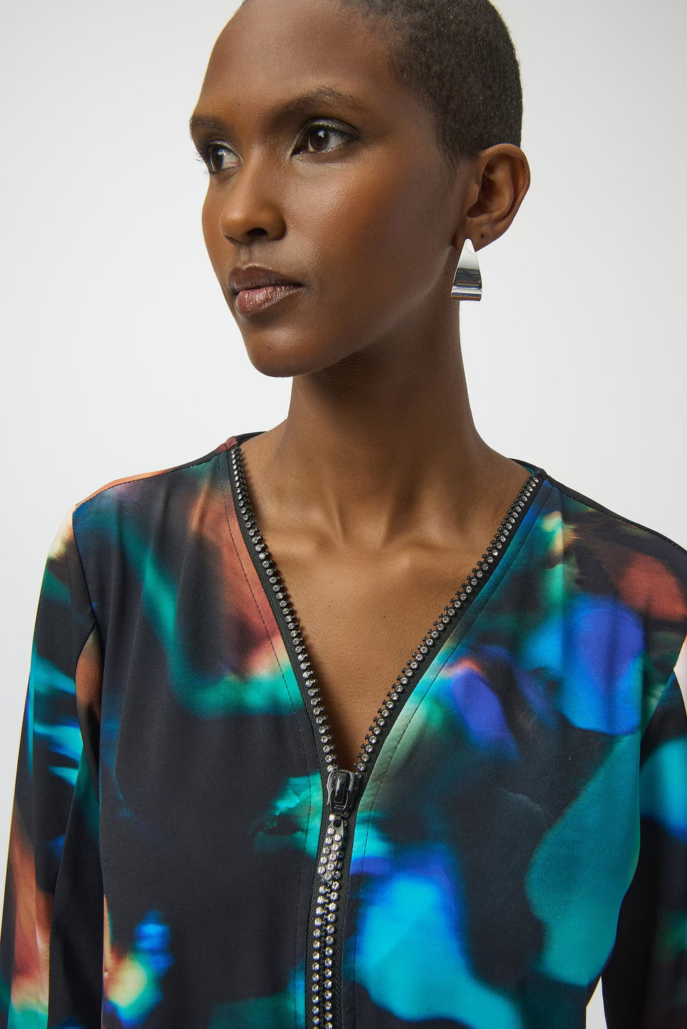 Blusa Estampada Abstracta – Joseph Ribkoff 254204