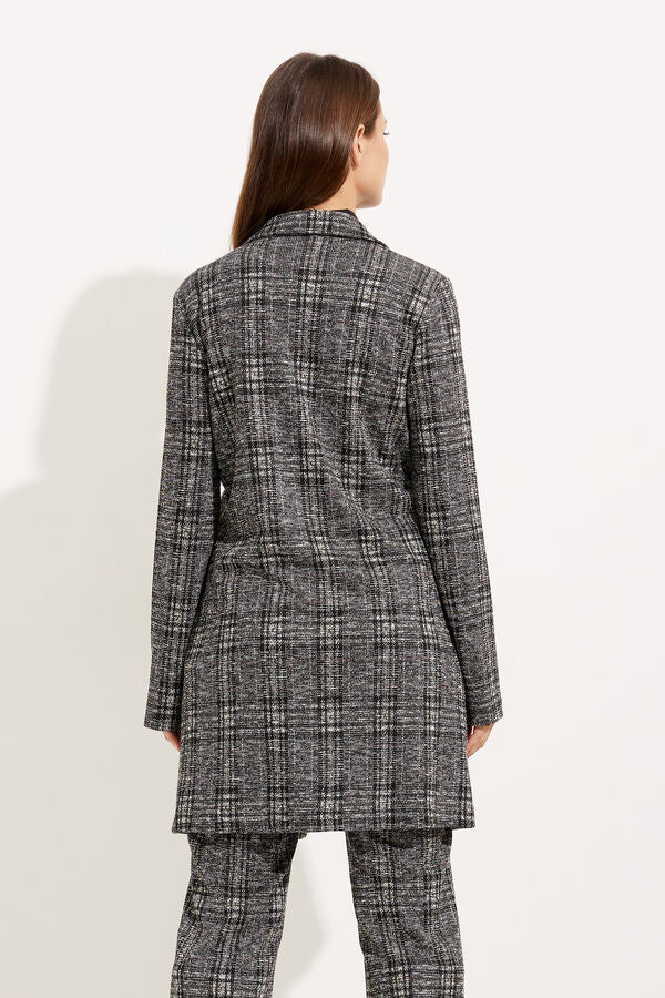 Blazer Largo Gray Check – Joseph Ribkoff 233142