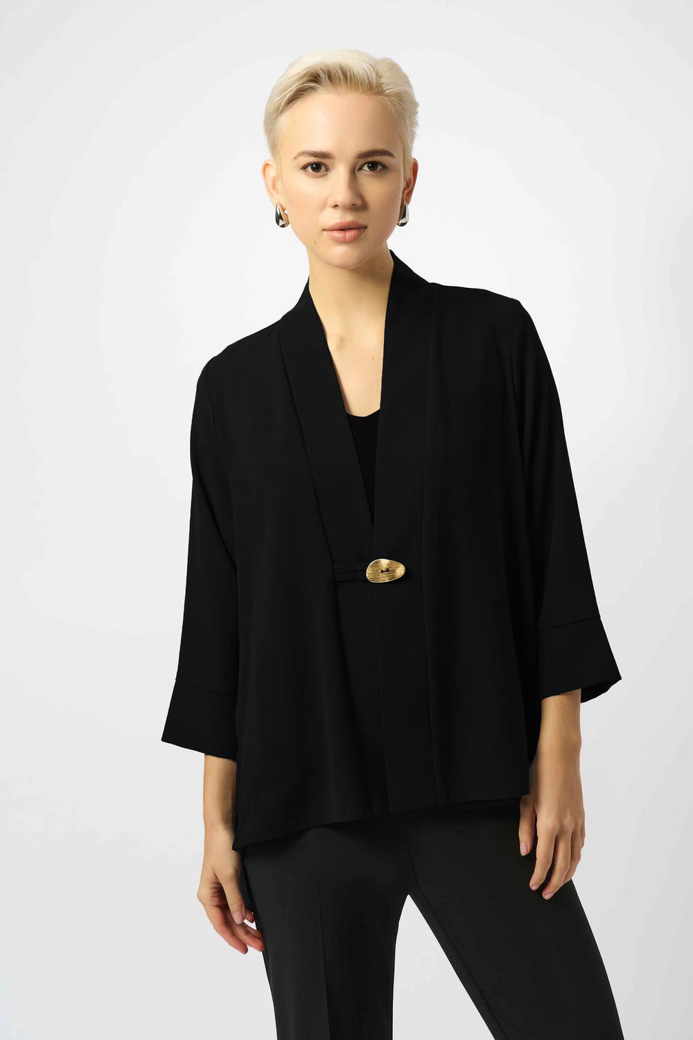 Blazer Amarillo con Cierre de Broche – Joseph Ribkoff 251101