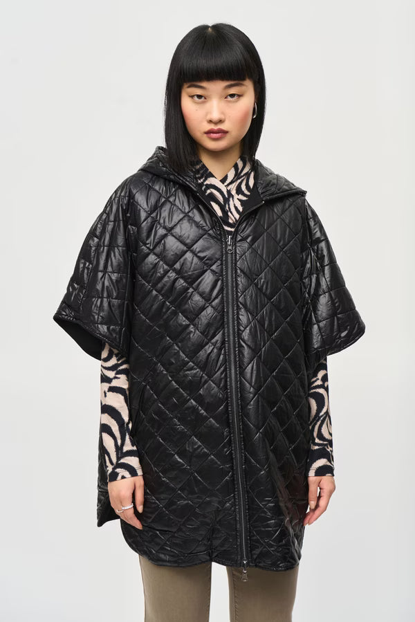 Chaleco Acolchado Black Oversize – Joseph Ribkoff 243906