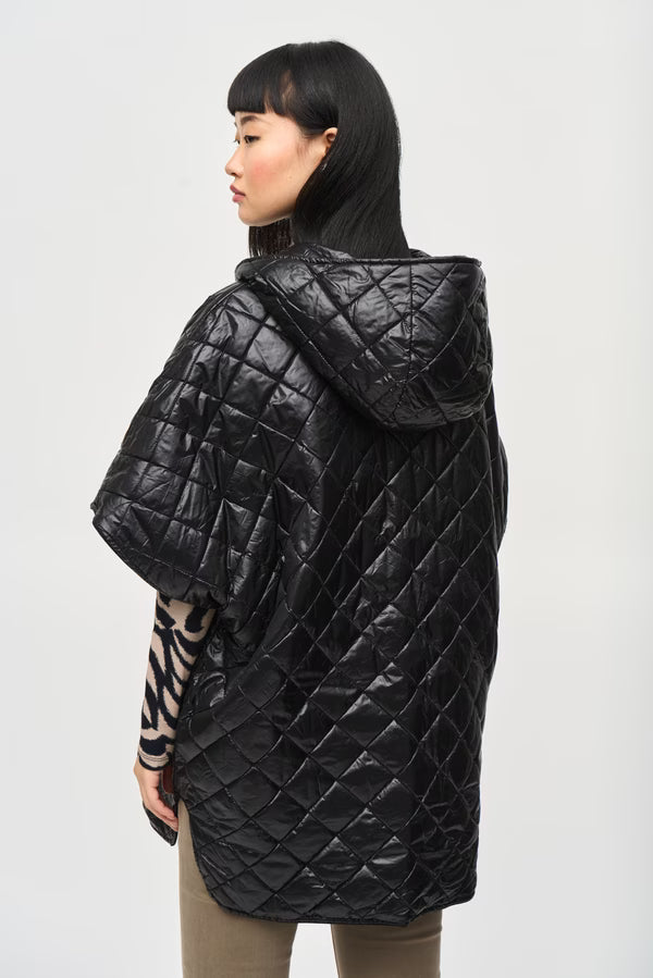 Chaleco Acolchado Black Oversize – Joseph Ribkoff 243906