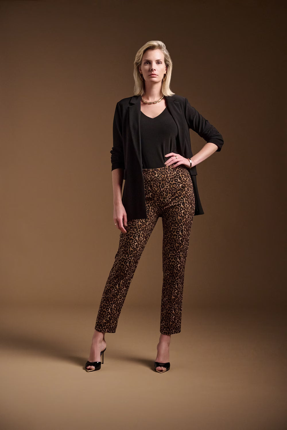 Pantalón Animal Print Leopardo – Joseph Ribkoff 244257