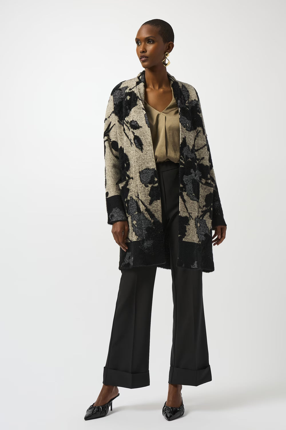 Cardigan Floral Noir – Joseph Ribkoff 253956