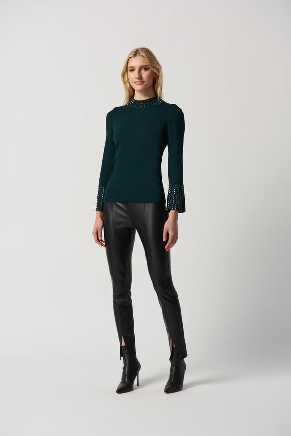 Blusa Joseph Ribkoff Verde Alpino – Sofisticación Natural