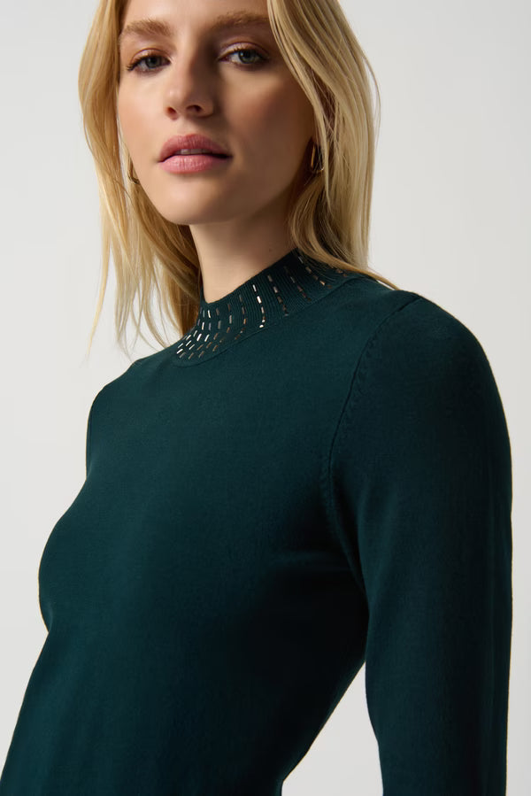 Blusa Joseph Ribkoff Verde Alpino – Sofisticación Natural