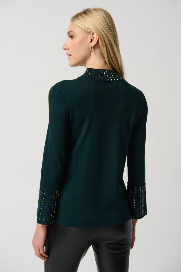Blusa Joseph Ribkoff Verde Alpino – Sofisticación Natural