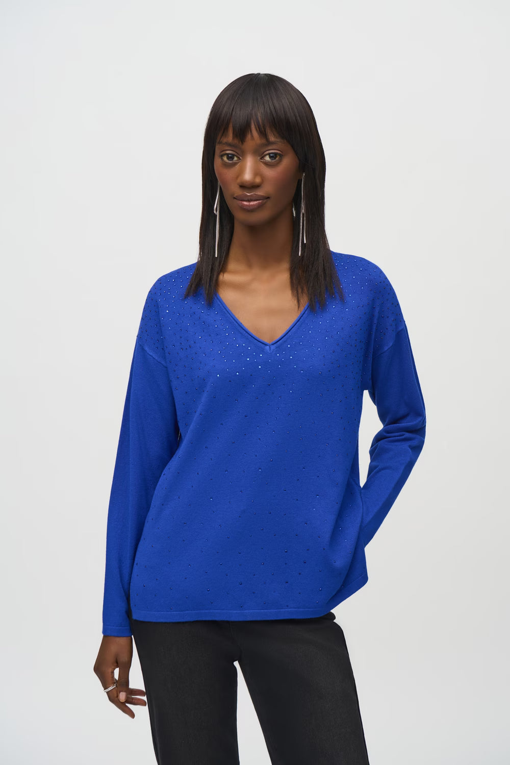 Blusa Joseph Ribkoff Azul Zafiro – Elegancia Atemporal