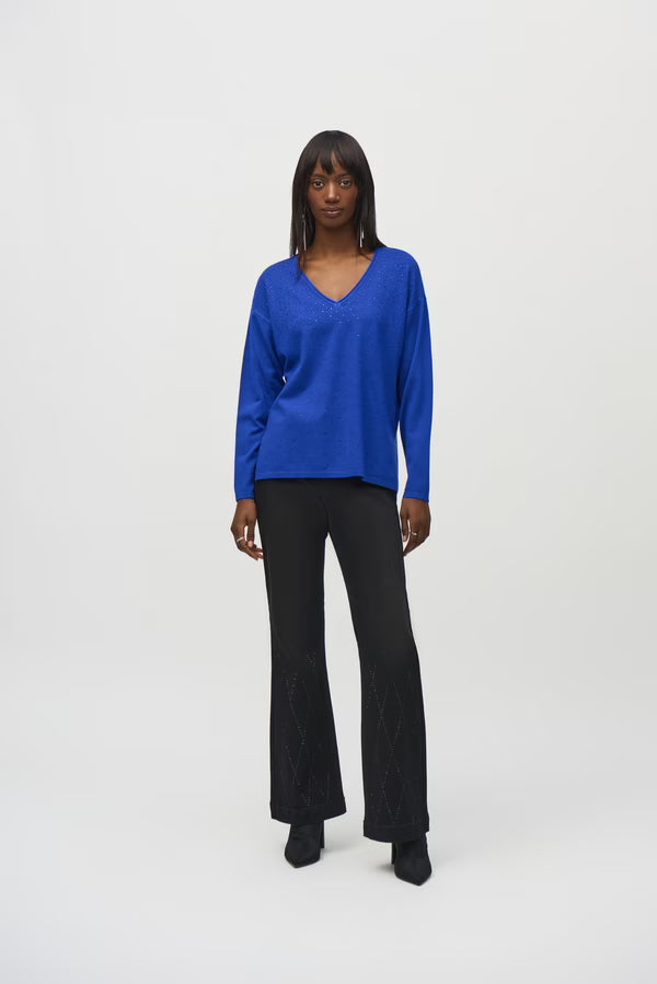 Blusa Joseph Ribkoff Azul Zafiro – Elegancia Atemporal