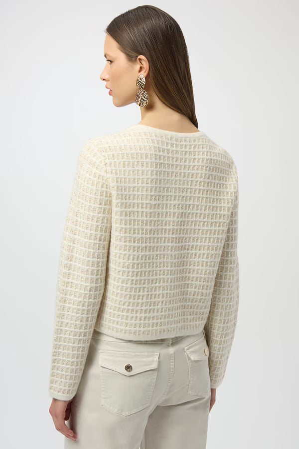 Blazer Corto Texturizado Marfil – Joseph Ribkoff 254938
